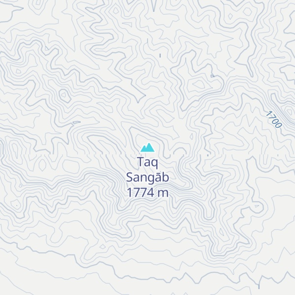 Map of Taq Sangāb