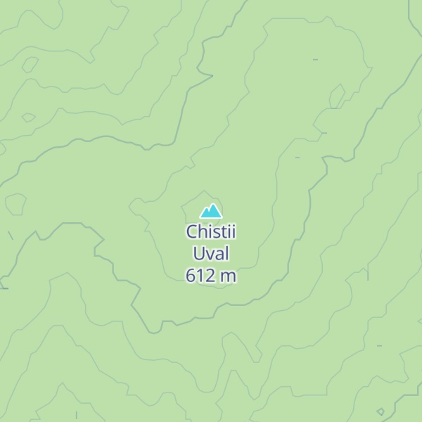 Map of Chistii Uval