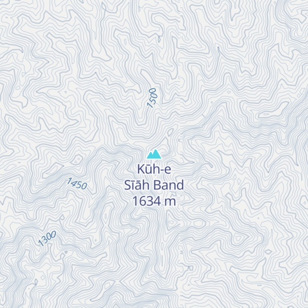 Map of Kūh-e Sīāh Band