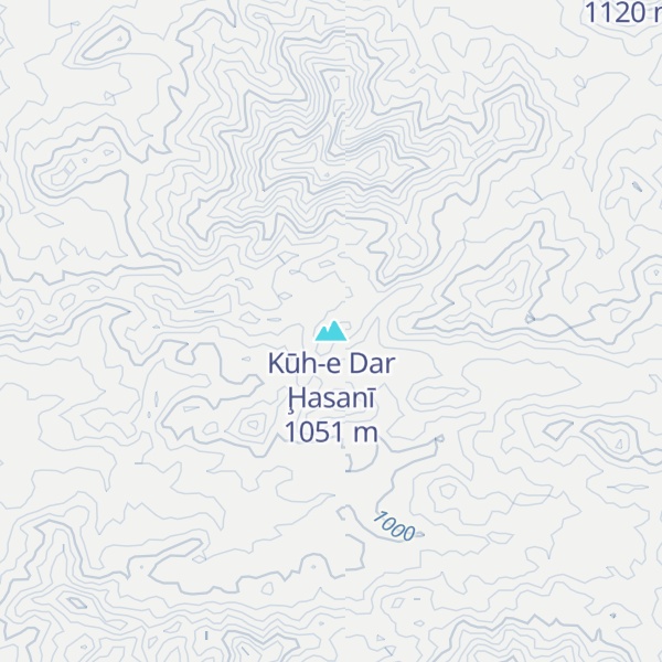Map of Kūh-e Dar Ḩasanī