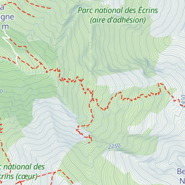 Map of Cabane du Pré de la Vache