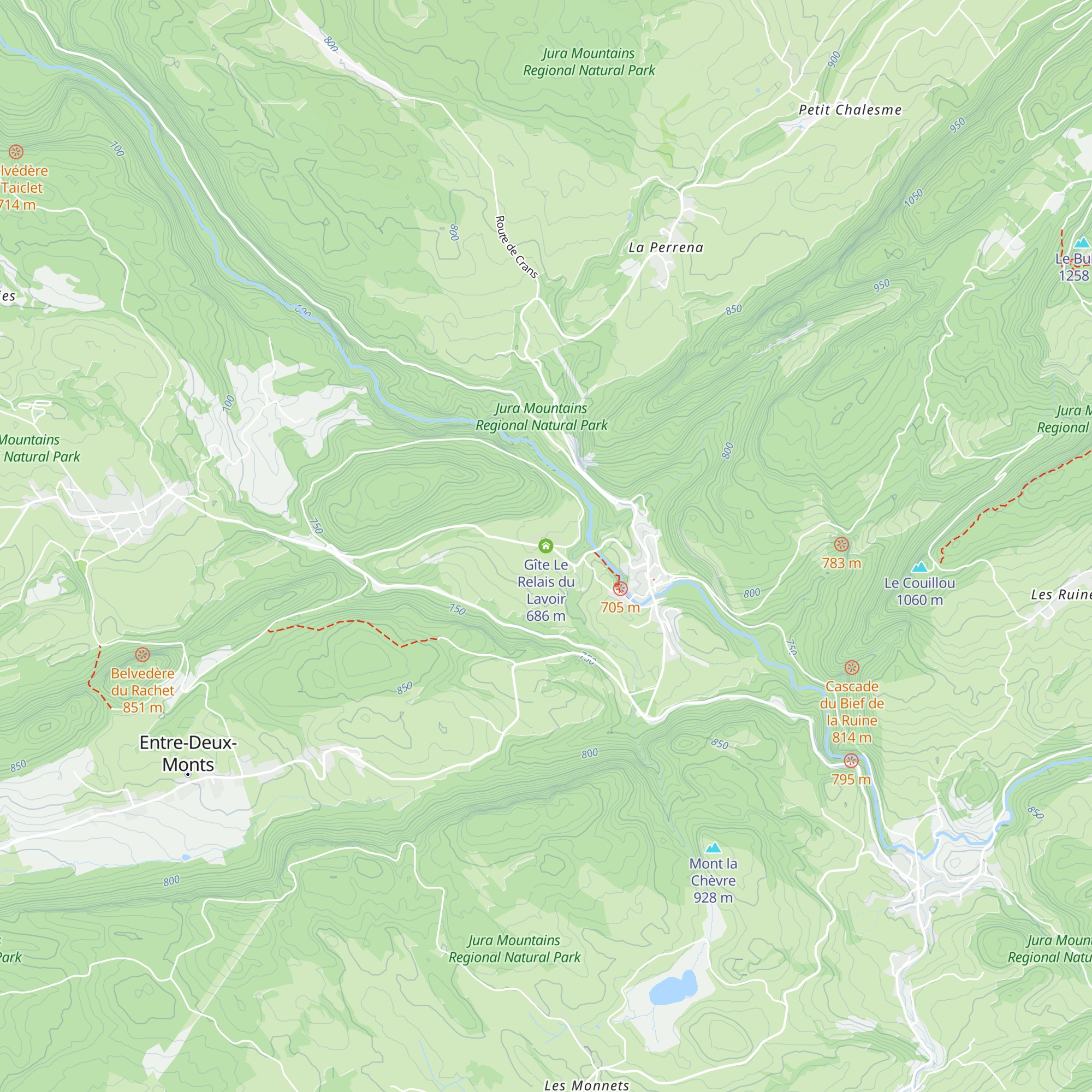 Gîte Le Relais du Lavoir map