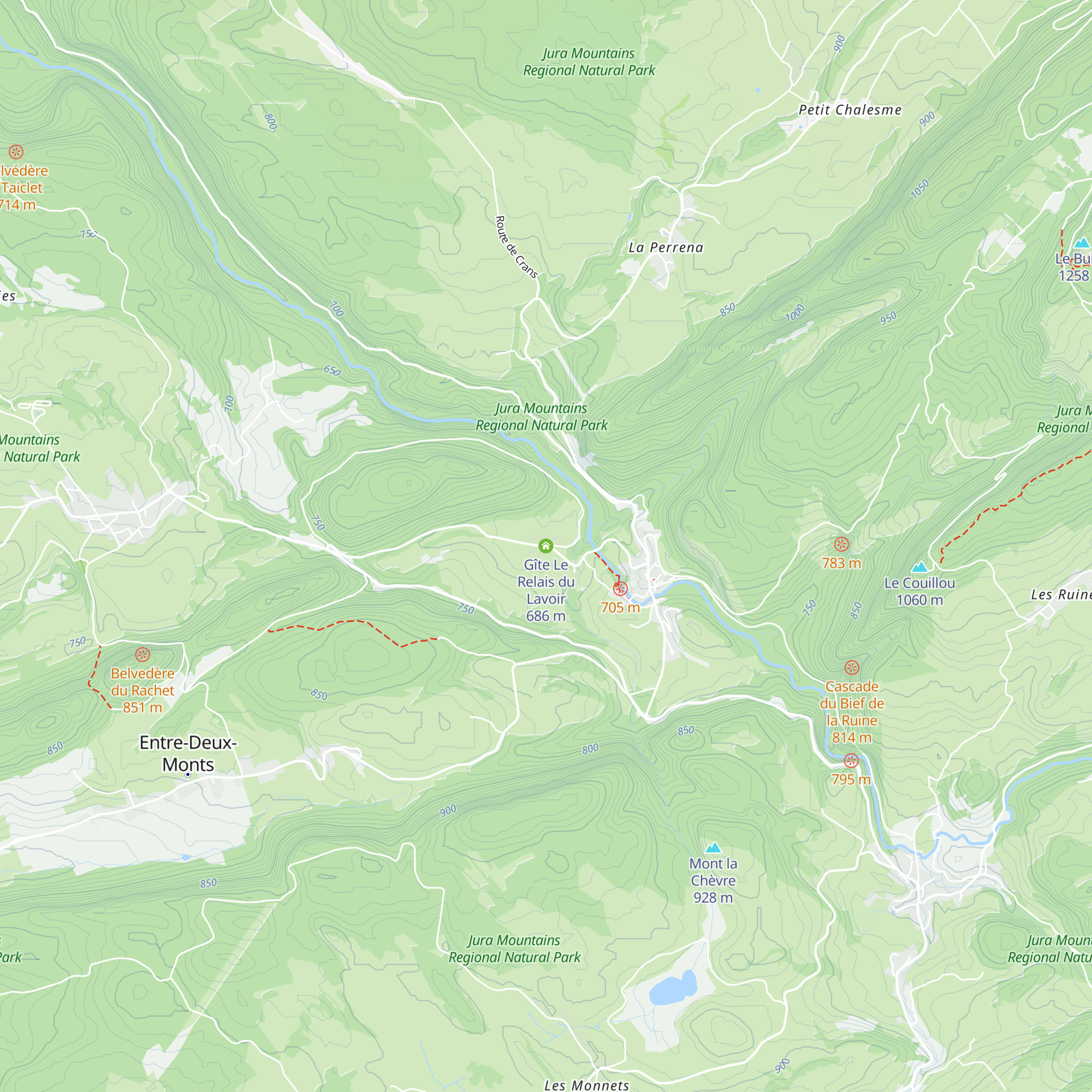Gîte Le Relais du Lavoir map