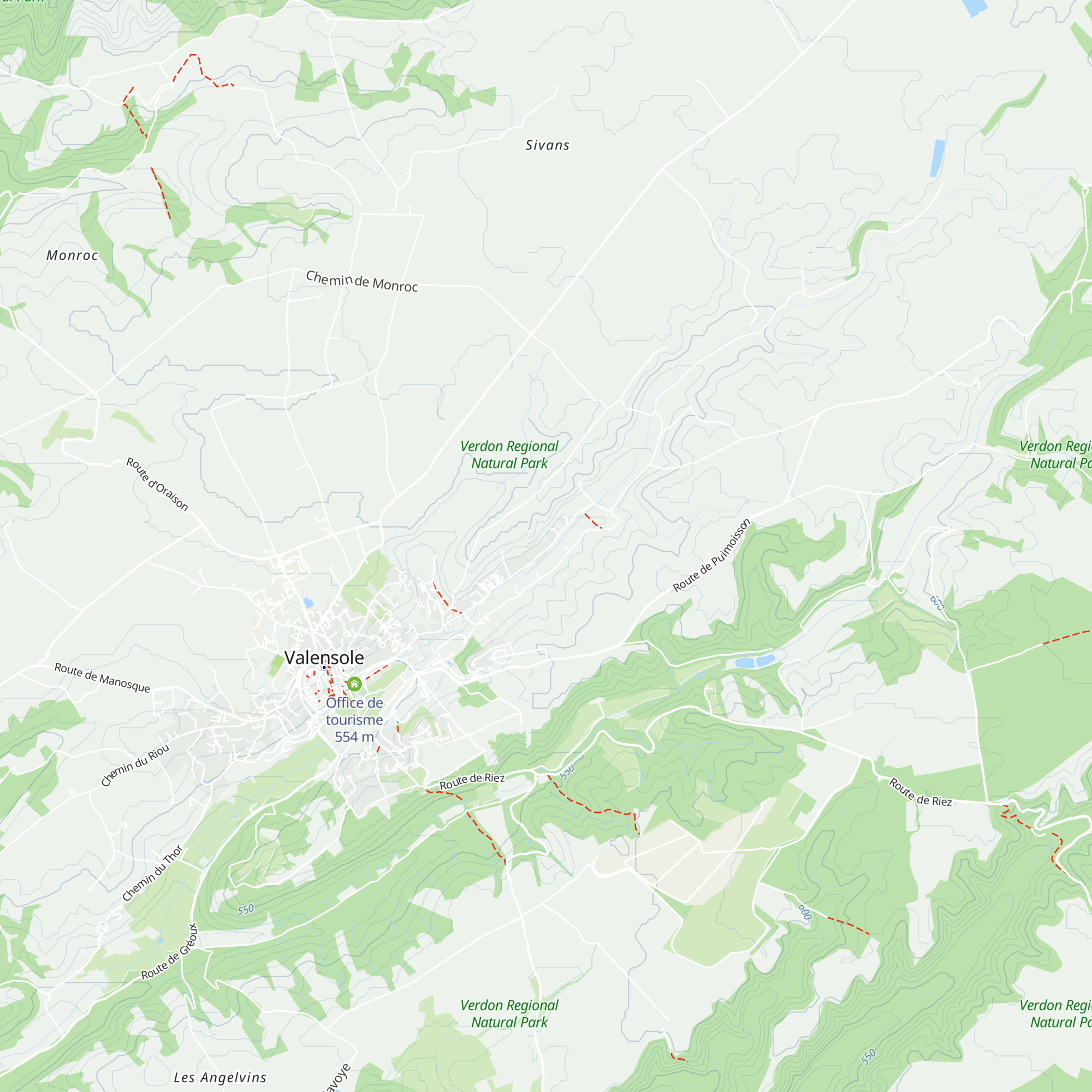 Gîte l'auguste map