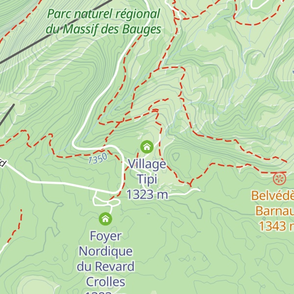 Map of Village Tipi