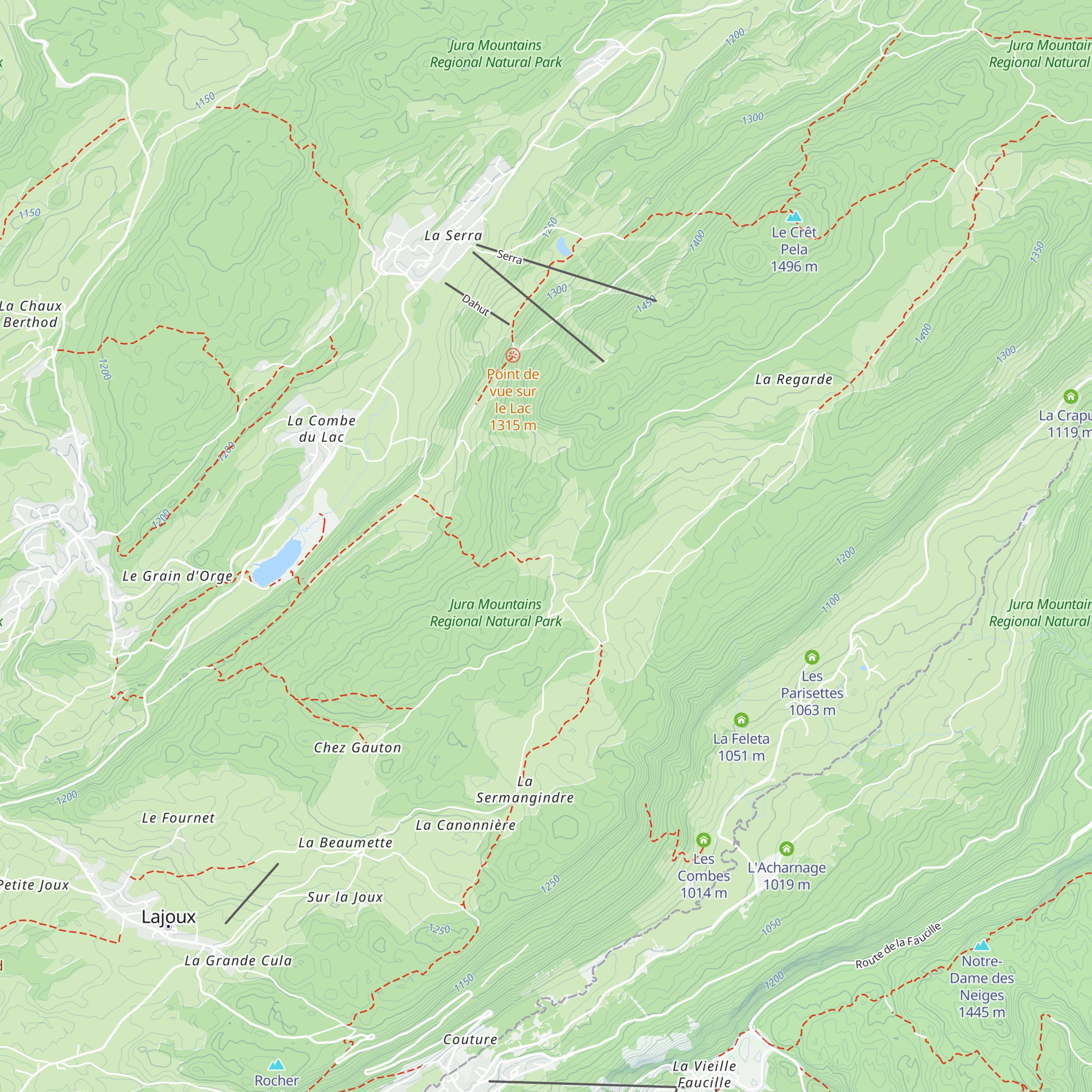 Les Forêts-Monts map