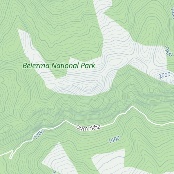 Map of Djebel Bordjem