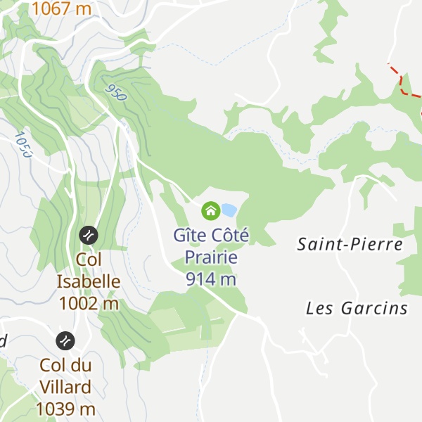 Map of Gîte Côté Prairie