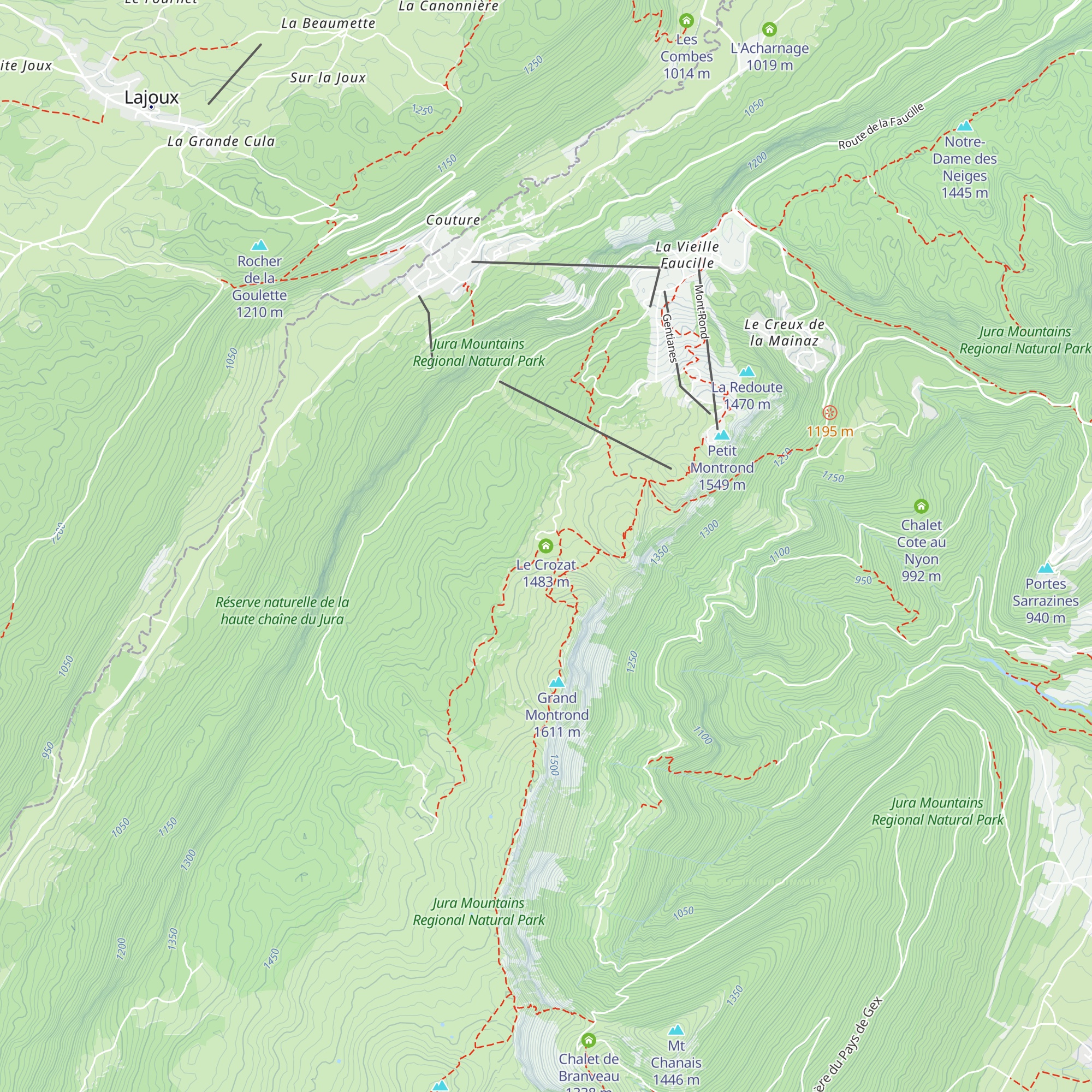 Le Crozat map