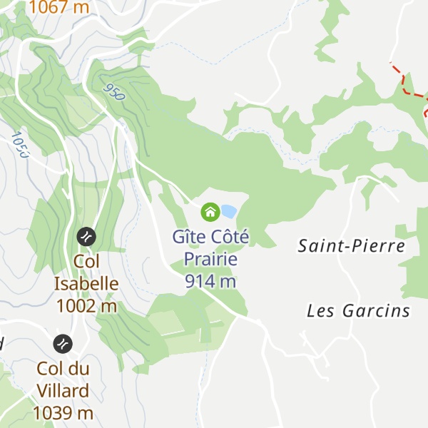 Map of Gîte côté Jardin