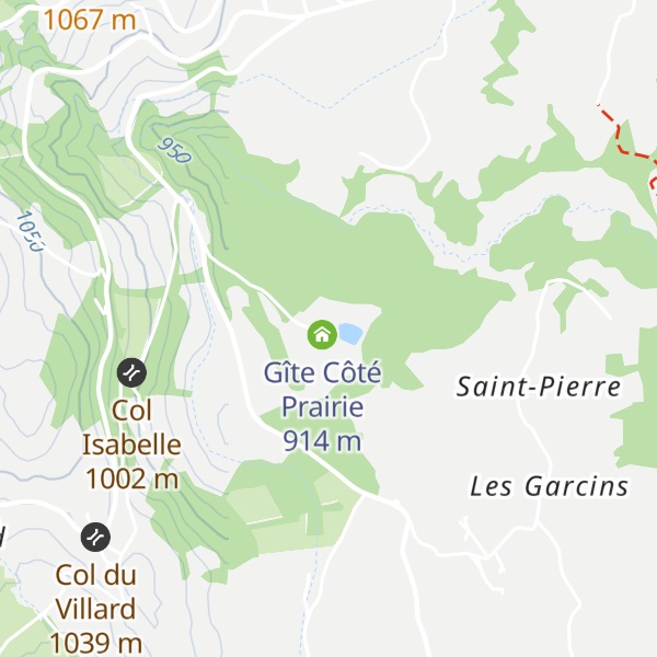 Map of Les Blâches
