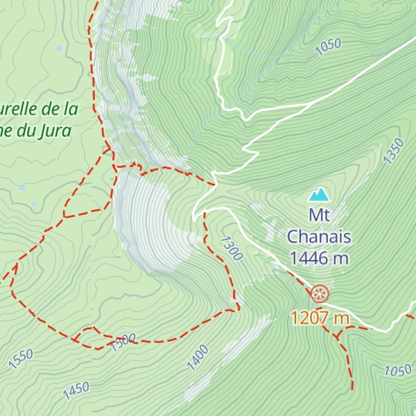 Map of Chalet de Branveau