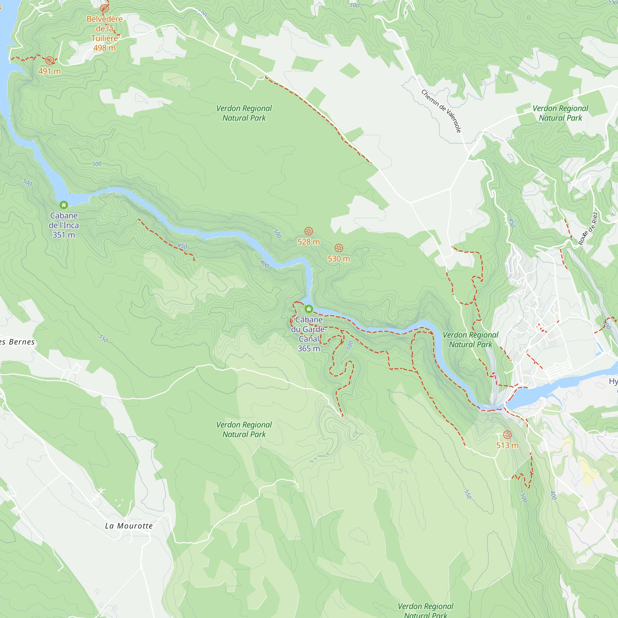 Cabane du Garde-Canal map