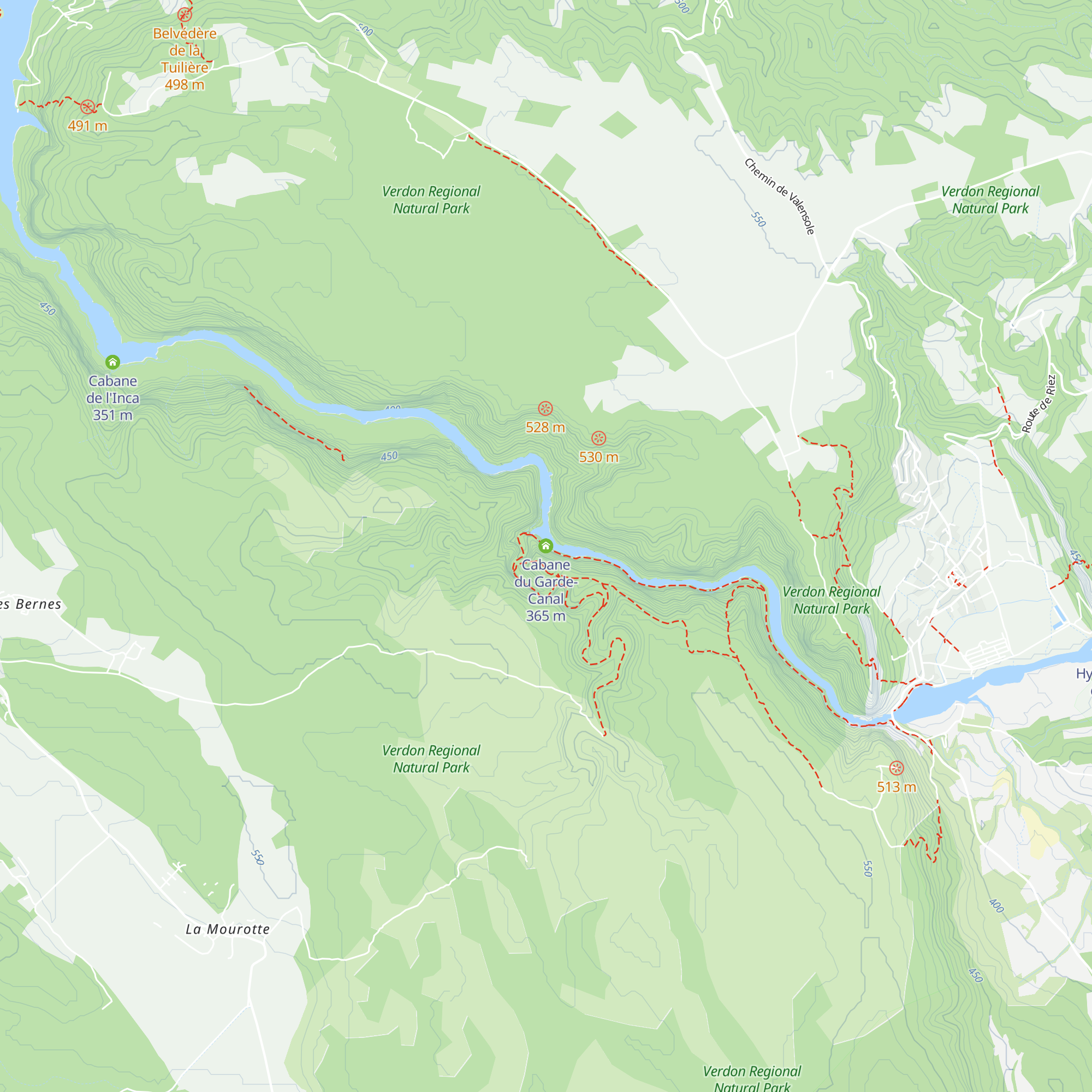 Cabane du Garde-Canal map