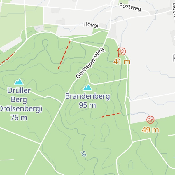 Map of Brandenberg