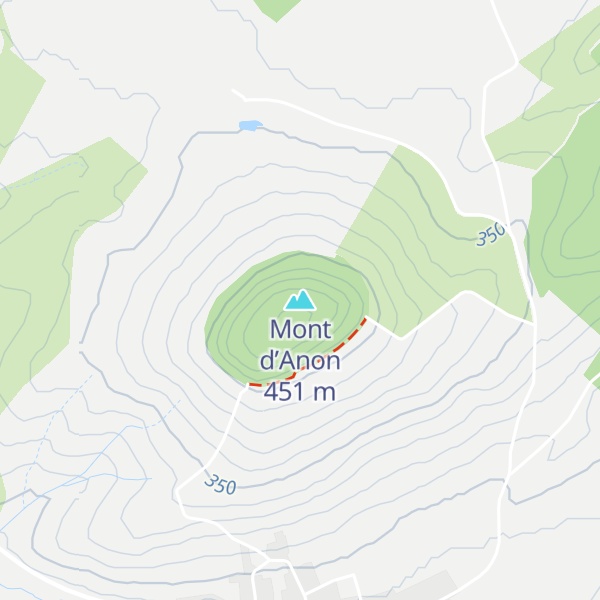 Map of Mont d’Anon