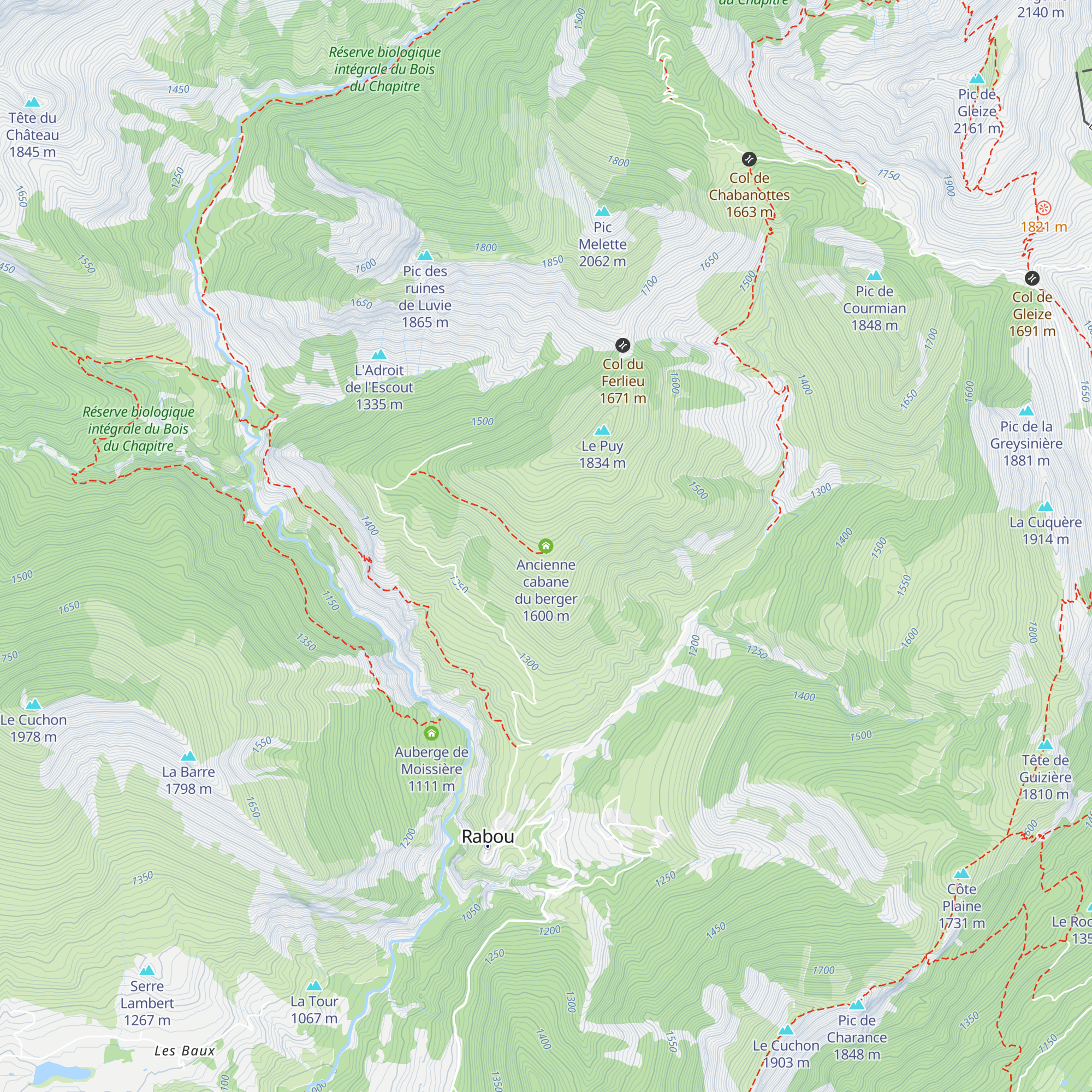 Ancienne cabane du berger map