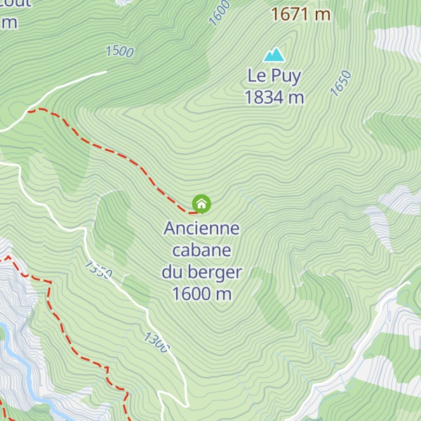 Map of Cabane du Berger du Puy