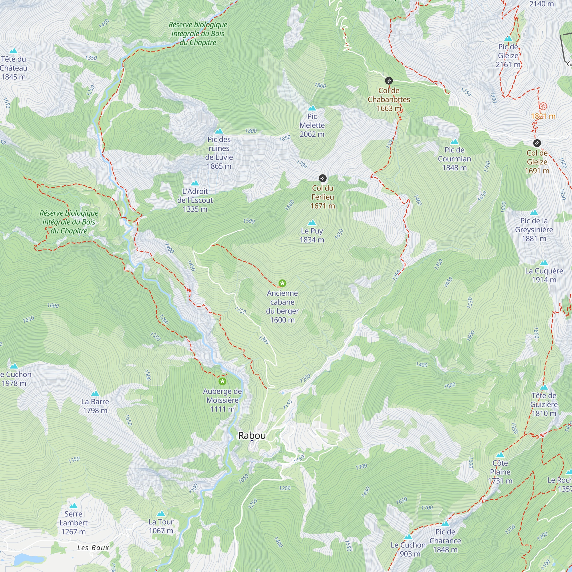Cabane du Berger du Puy map
