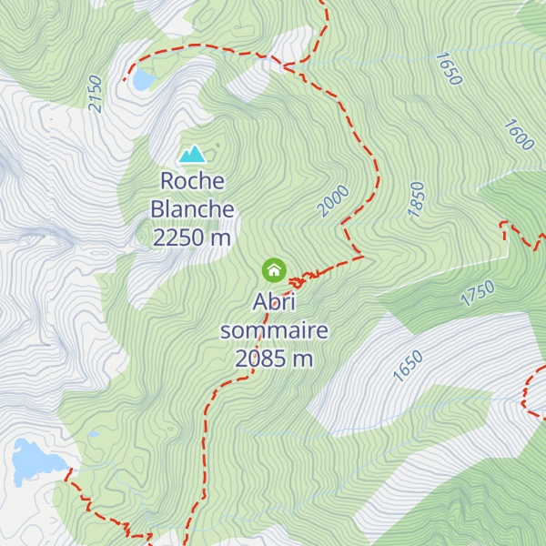 Map of Chalet de Rif Premier