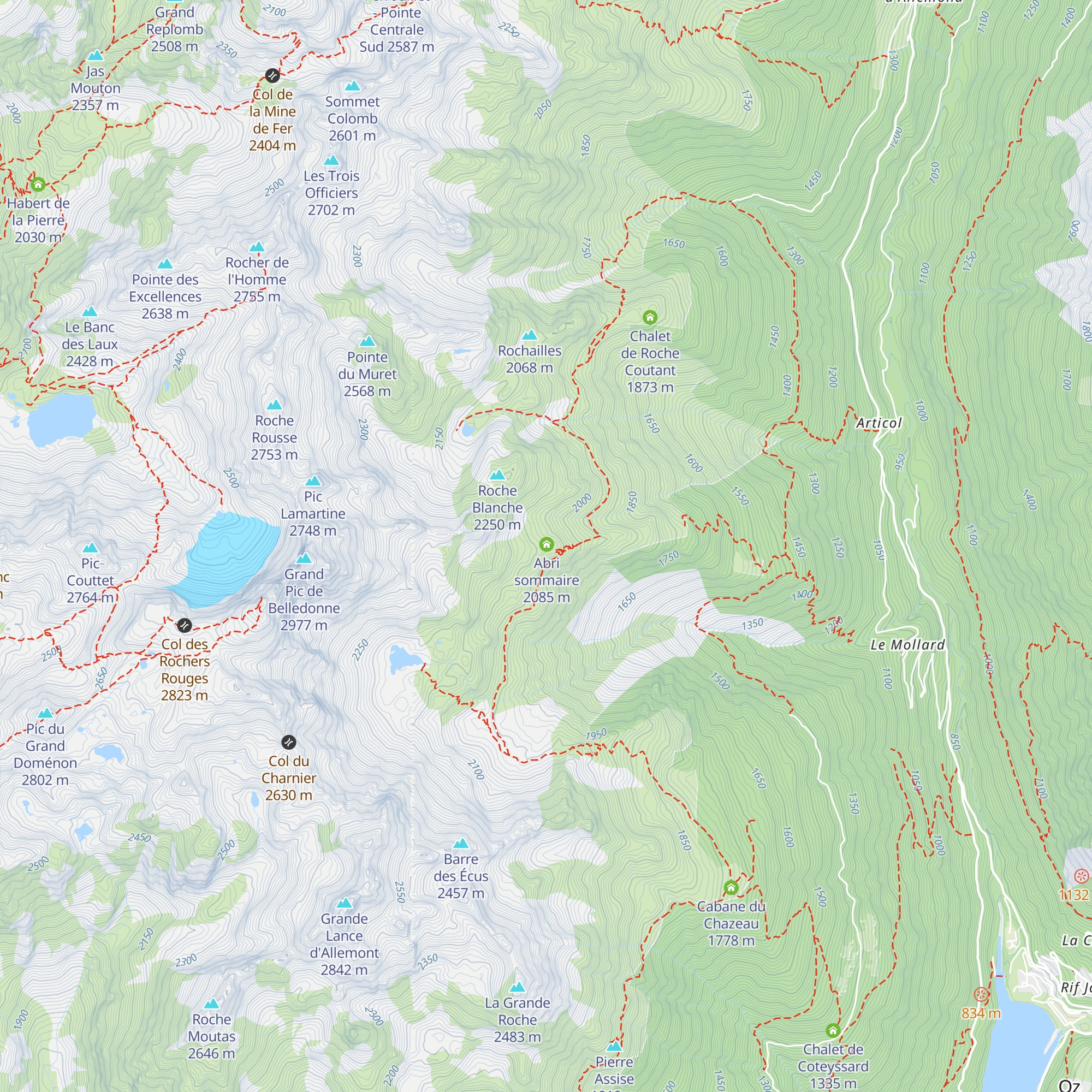 Chalet de Rif Premier map