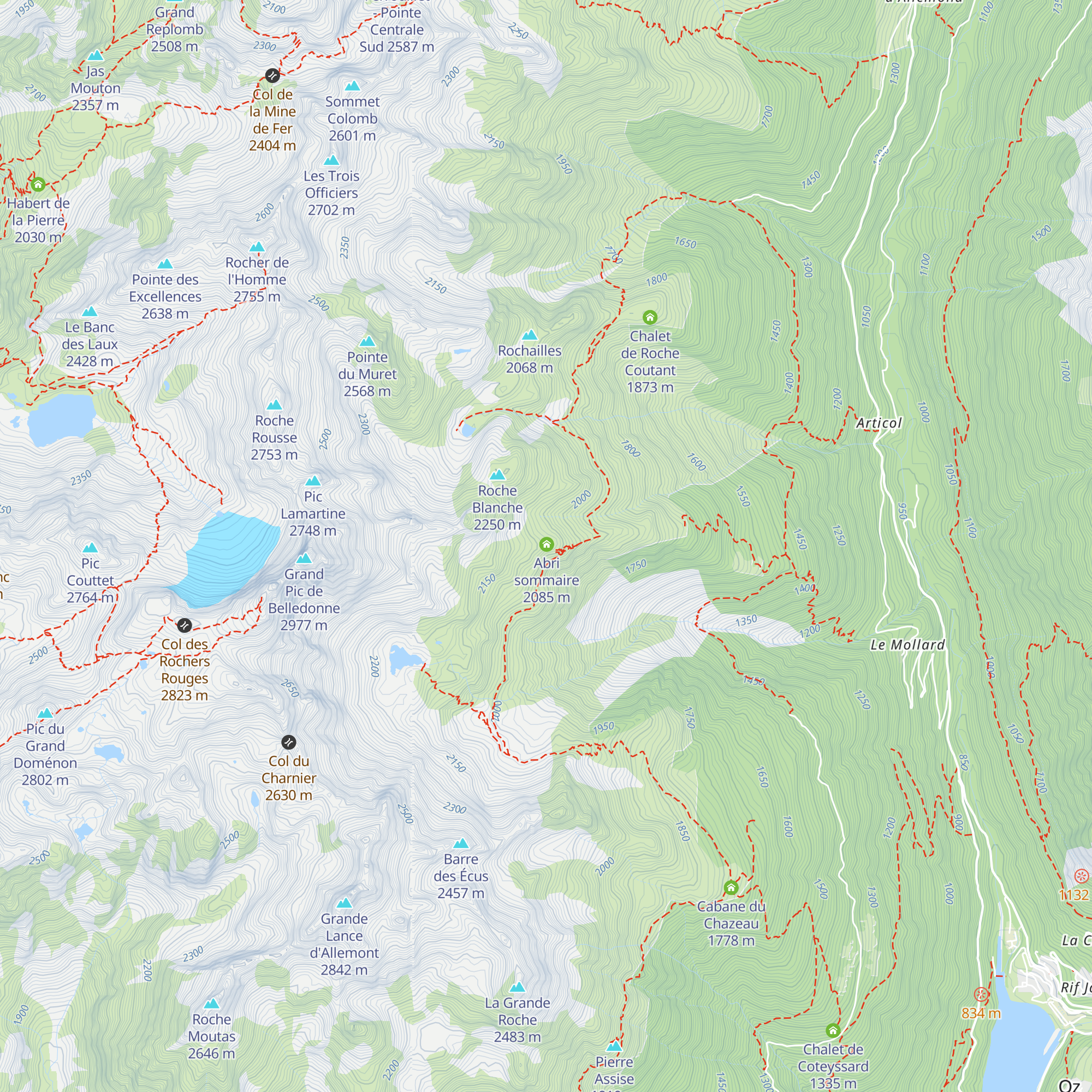 Chalet de Rif Premier map