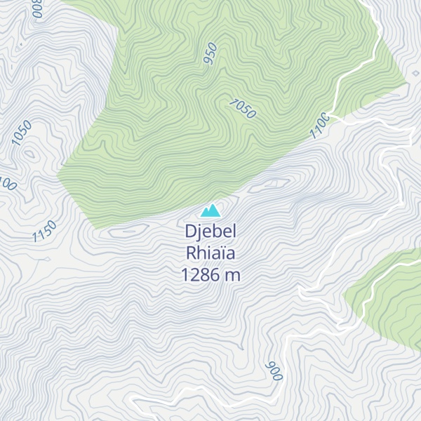 Map of Djebel Rhiaïa