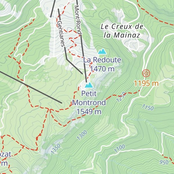 Map of Le Grand Tétras