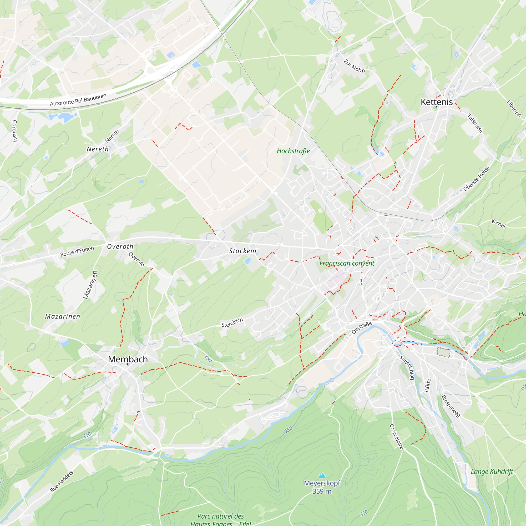 Gîte Kaleo Eupen - Haus Stockem map