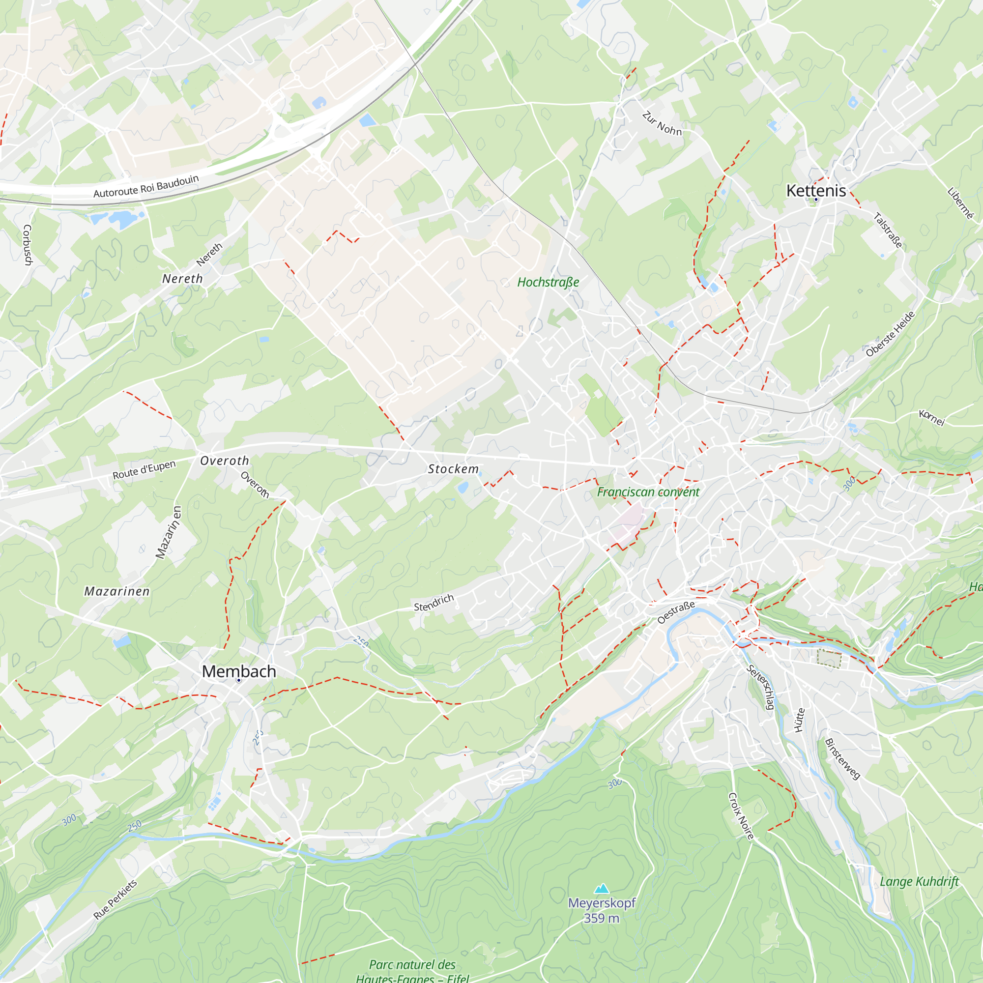 Gîte Kaleo Eupen - Haus Stockem map