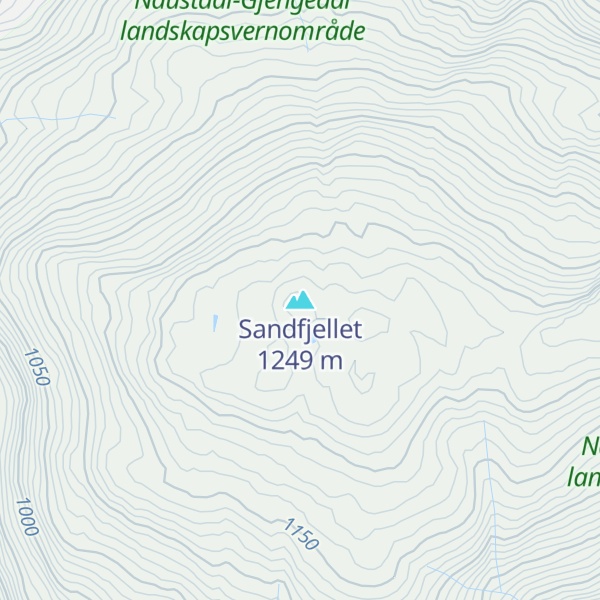 Map of Sandfjellet