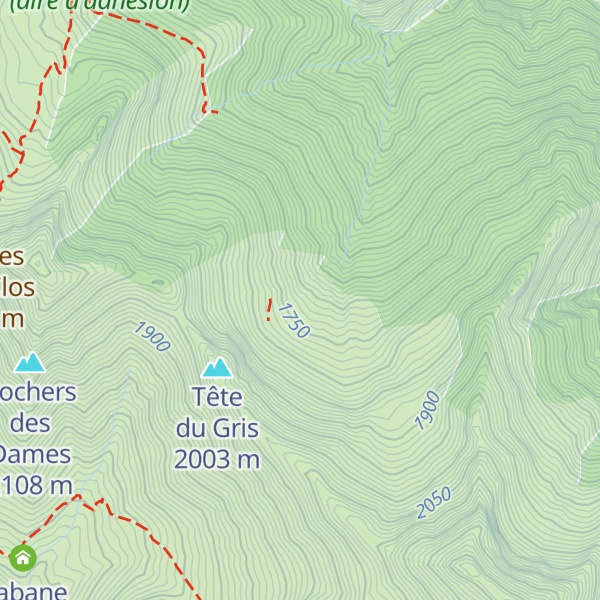 Map of Cabane des Pleynets