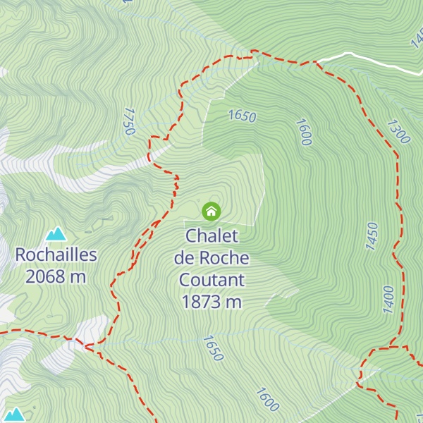 Map of Chalet de Roche Coutant
