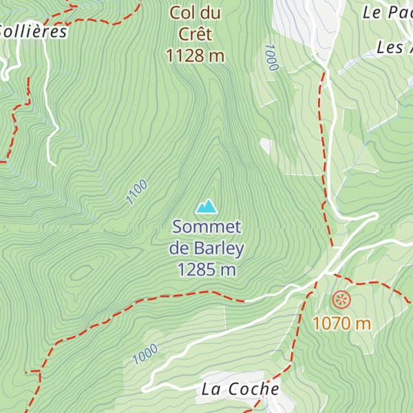 Map of Sommet de Barley