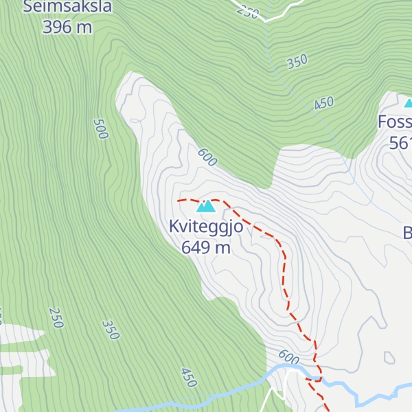 Map of Kviteggjo