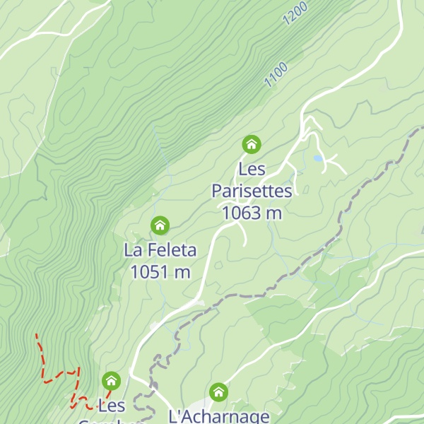 Map of La Valfine