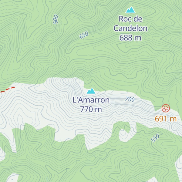 Map of L'Amarron