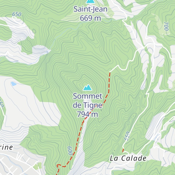 Map of Sommet de Tigne
