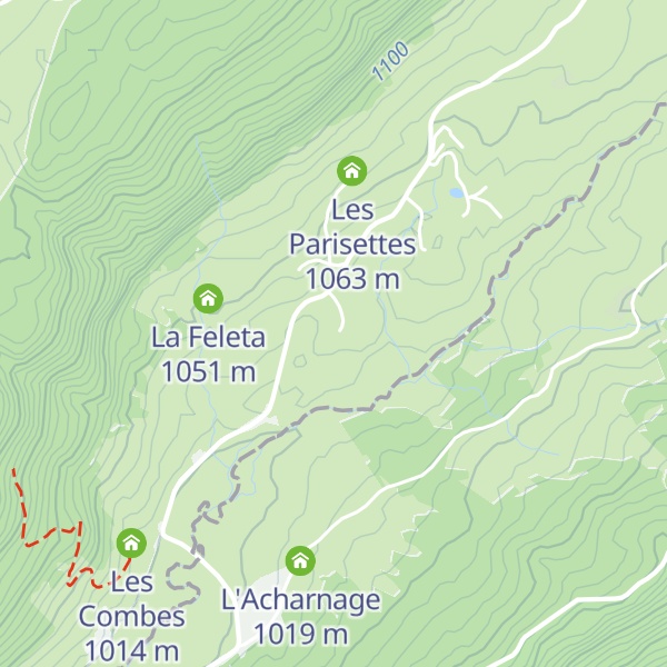 Map of La Petite Bachaudie