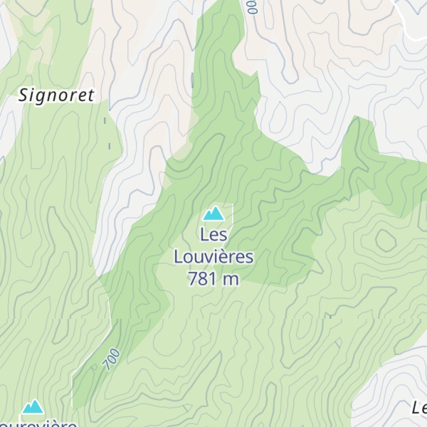 Map of Les Louvières