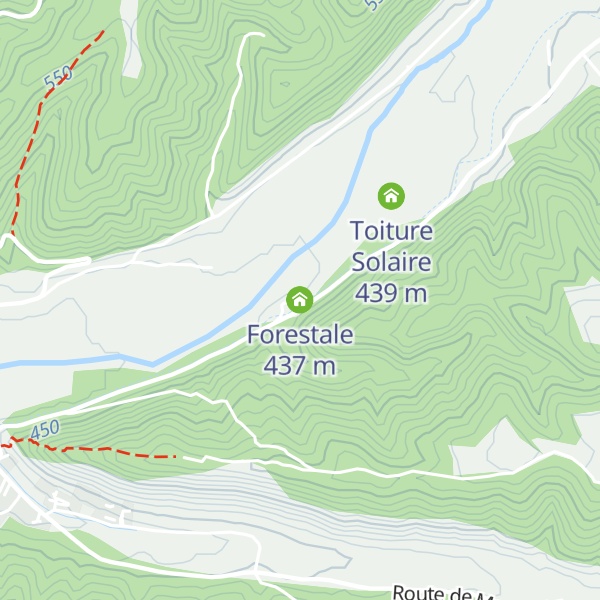 Map of Forestale