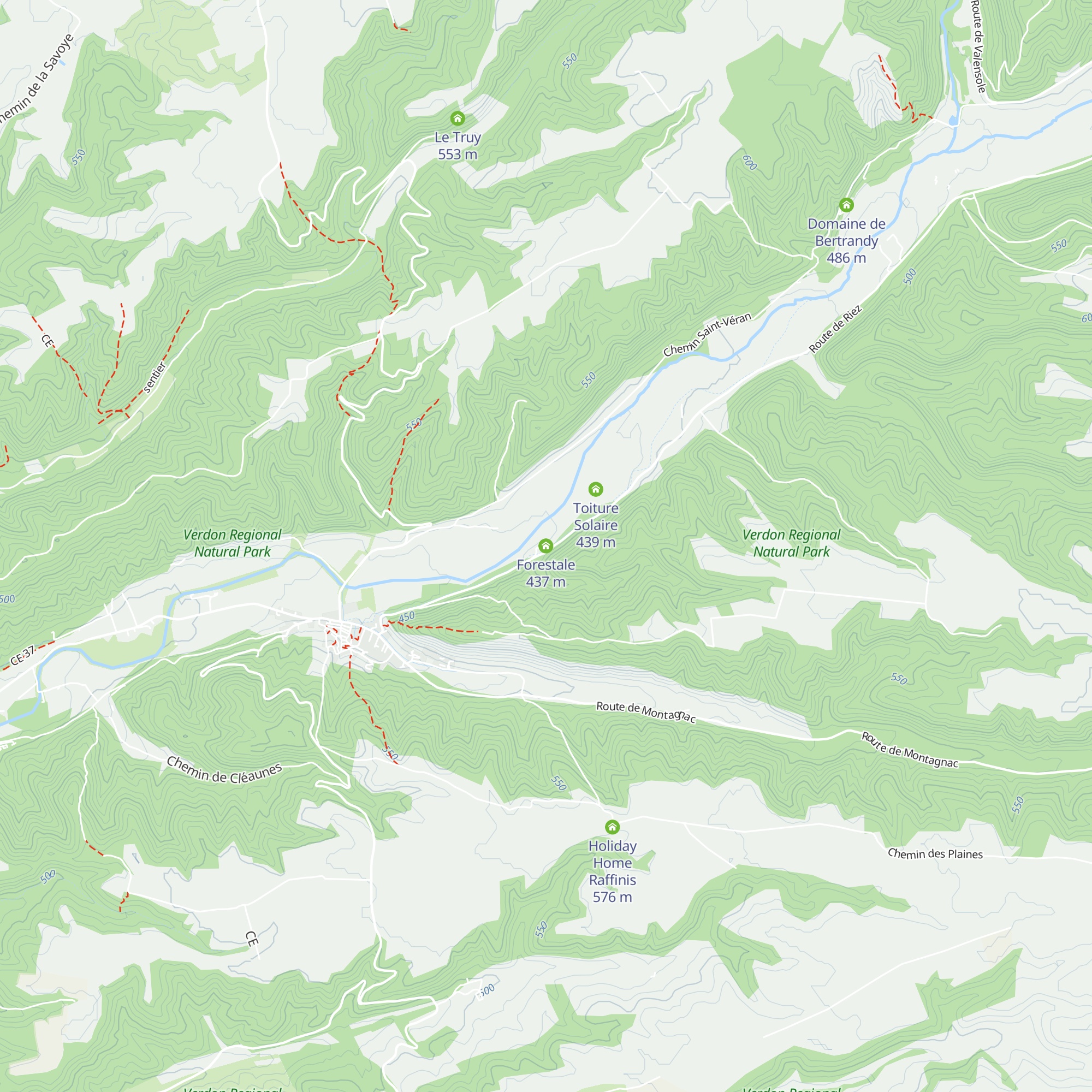 Forestale map