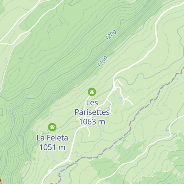 Map of Les Parisettes