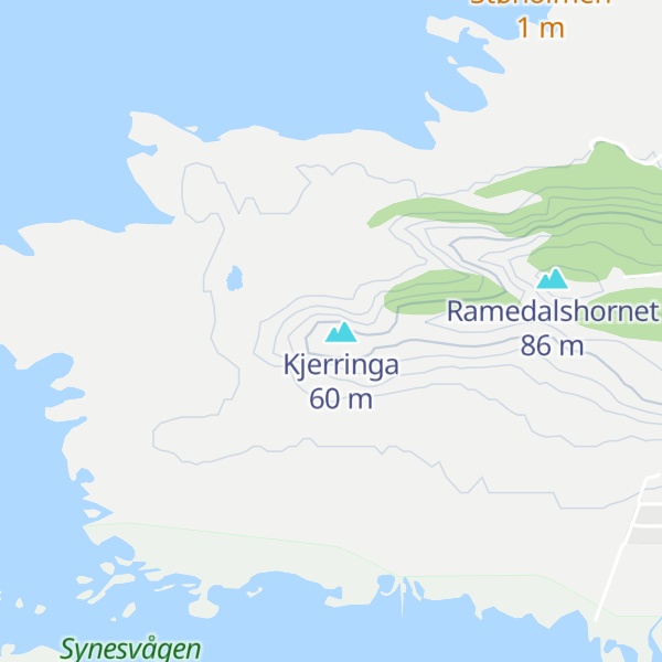 Map of Blokkehaugen