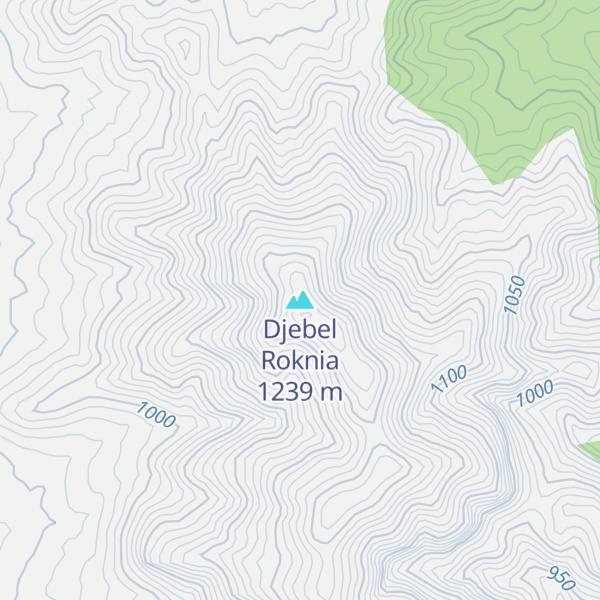 Map of Djebel Roknia