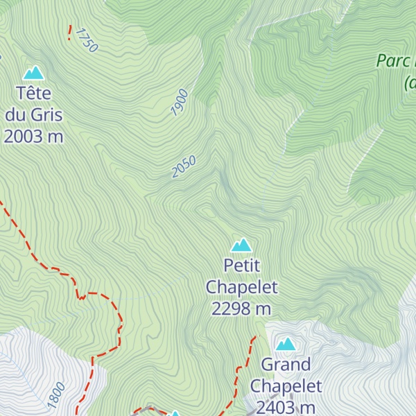 Map of Tête de la Réméouse