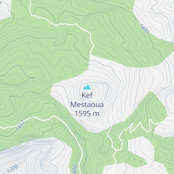 Map of Kef Mestaoua