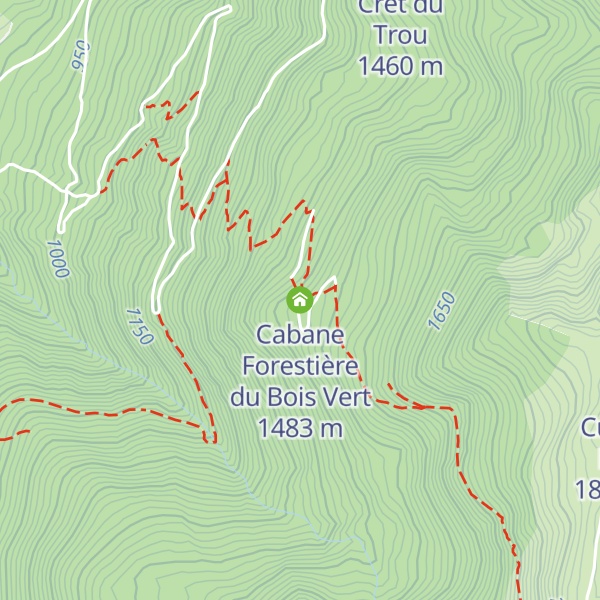 Map of Cabane Forestière du Bois Vert