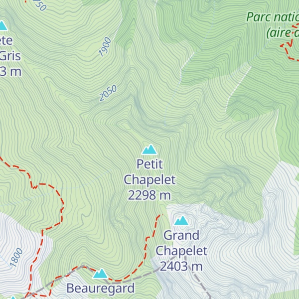 Map of Petit Chapelet