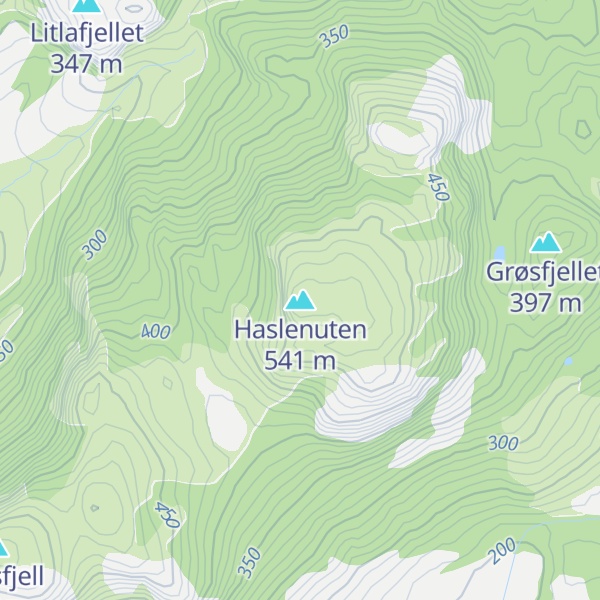 Map of Haslenuten